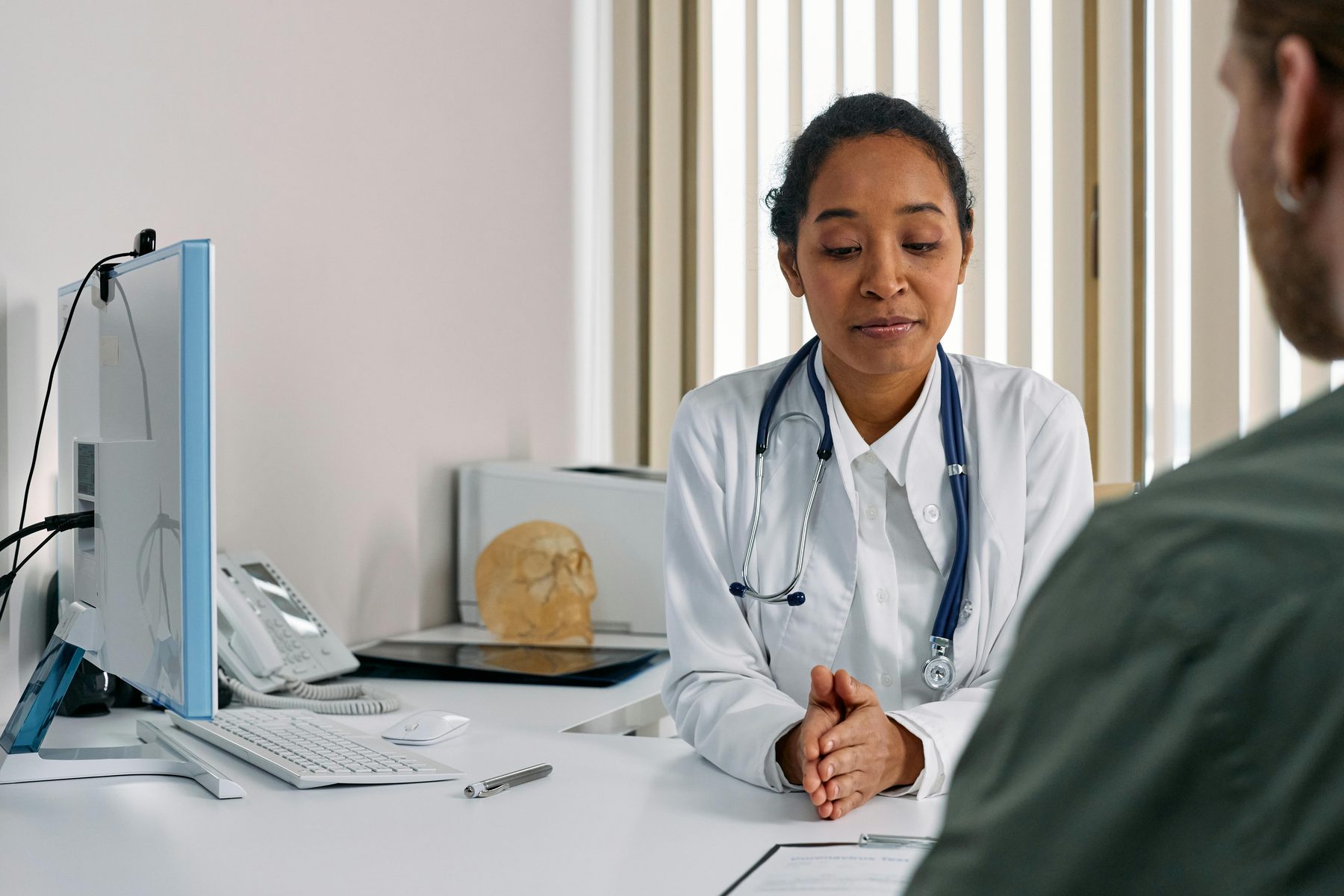 Doctor consultation in a medical office